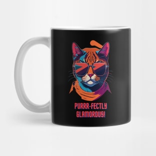 Purrr-fectly glamorous Mug